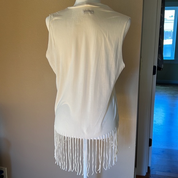 Lauren Moshi Esme Fringe Totem Pole Spirit Animal Muscle Tee SMALL - Picture 4 of 8